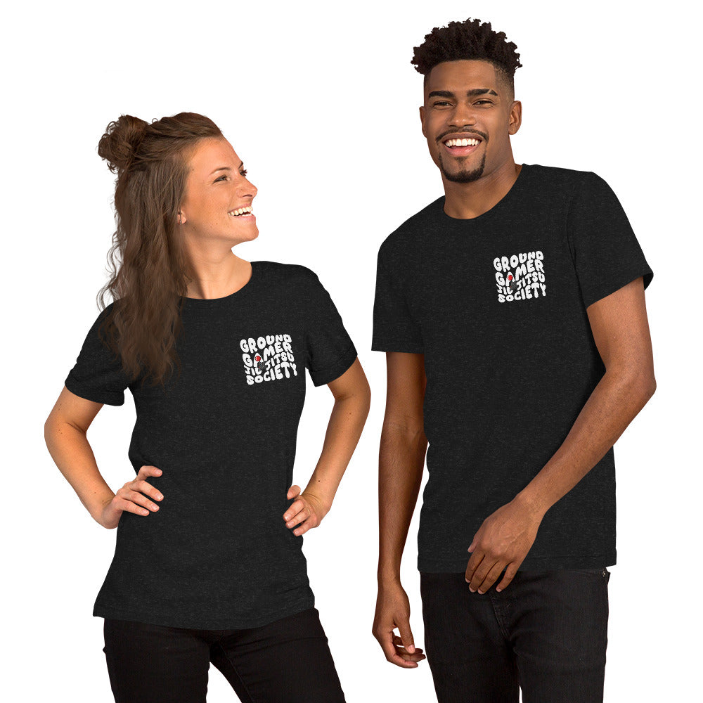 GG Wavy Unisex t-shirt (White Lettering)